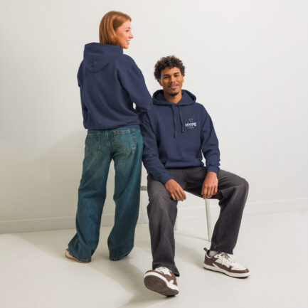 Unisex garment-dyed hoodie